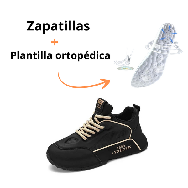 Zapatillas De Caballero + Plantilla ortopédica